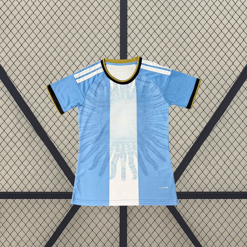 Camiseta Argentina 26-27, Edición conmemorativa de Lionel Messi, Mujer
