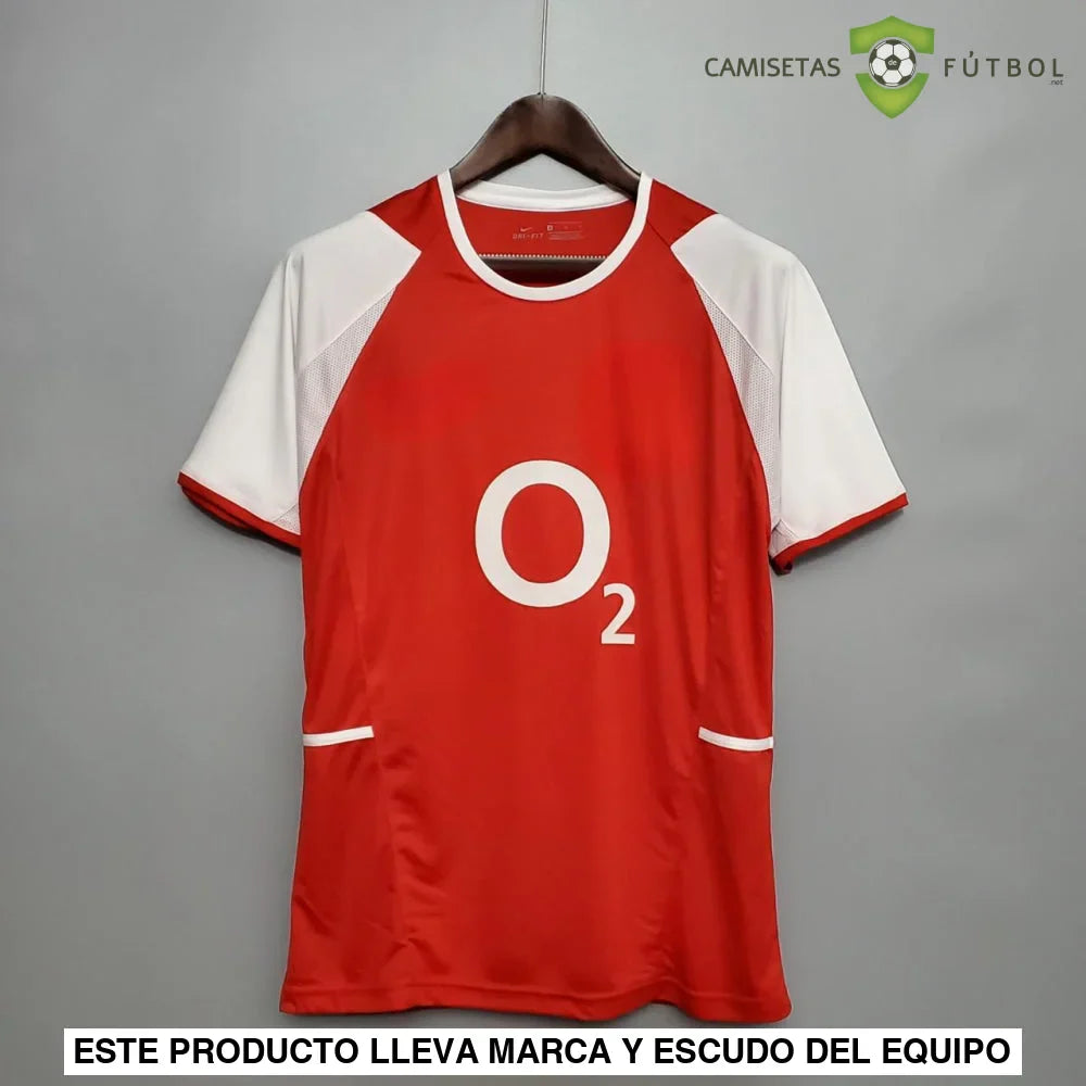 Camiseta Arsenal 02-04, Local (Versión Retro)