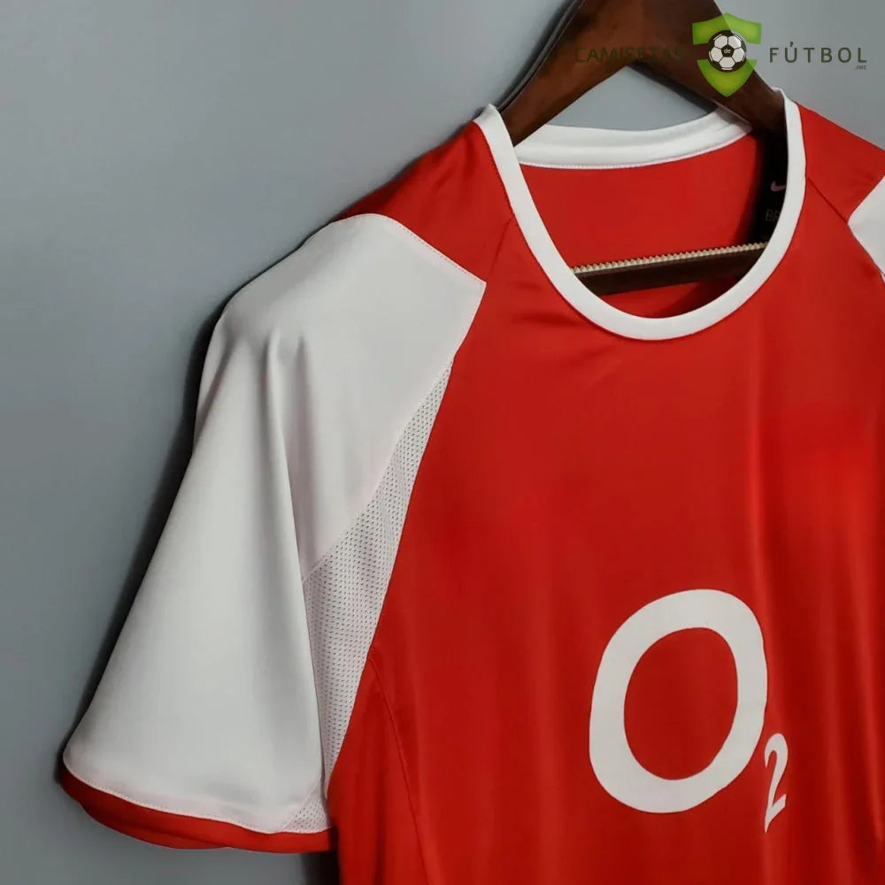 Camiseta Arsenal 02-04, Local (Versión Retro)