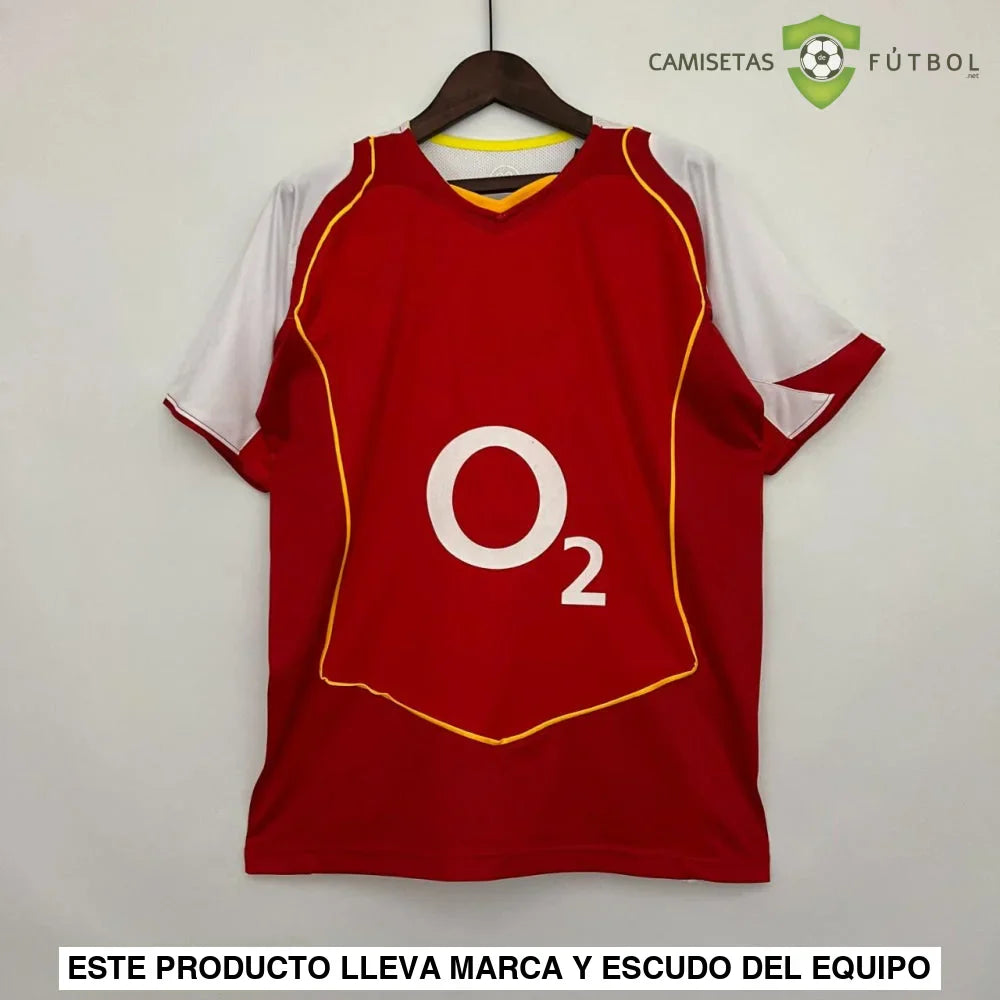 Camiseta Arsenal 04-05, Local (Versión Retro)