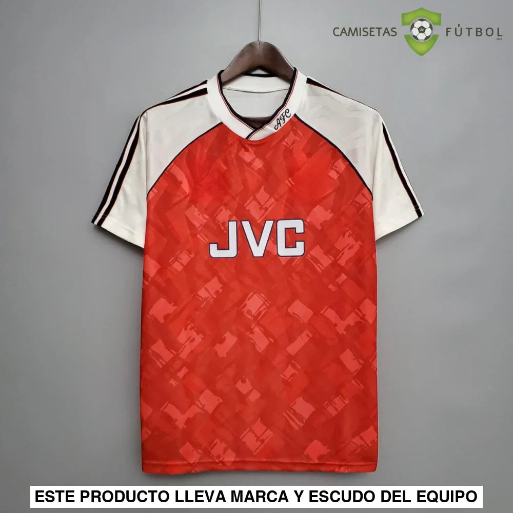 Camiseta Arsenal 90-92, Local Versión Retro)