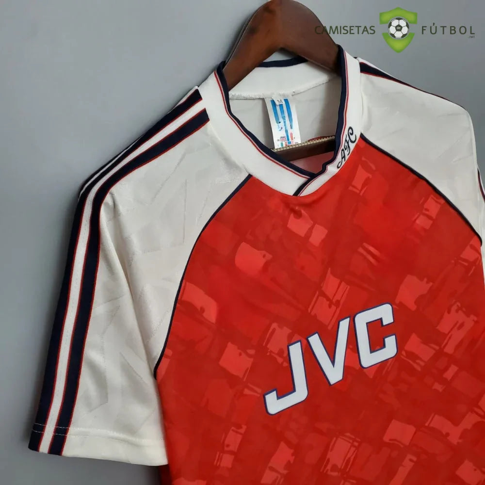 Camiseta Arsenal 90-92, Local Versión Retro)