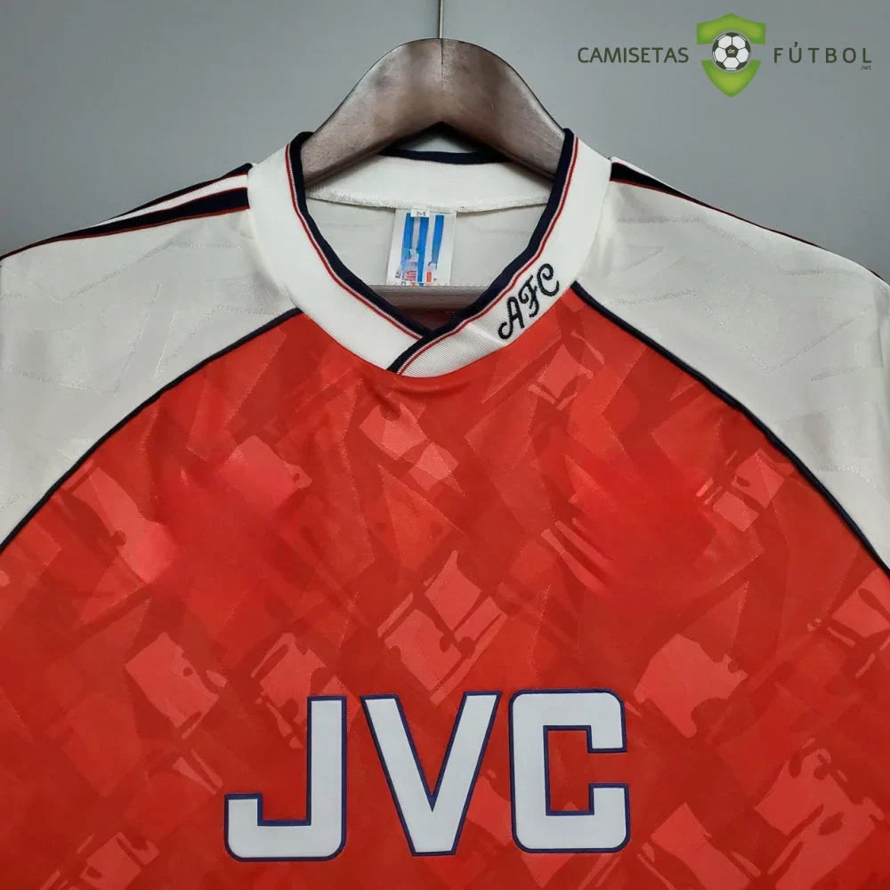 Camiseta Arsenal 90-92, Local Versión Retro)