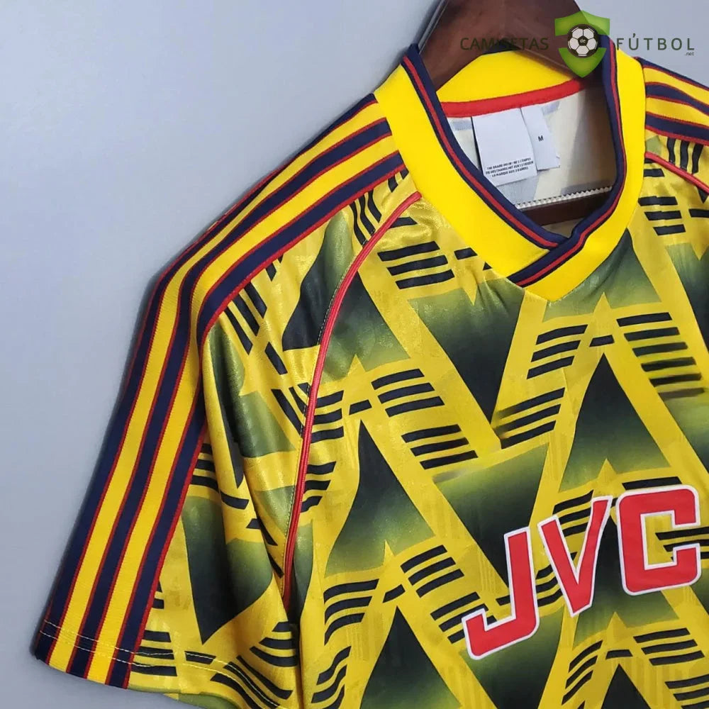 Camiseta Arsenal 91-93, Visitante (Versión Retro)