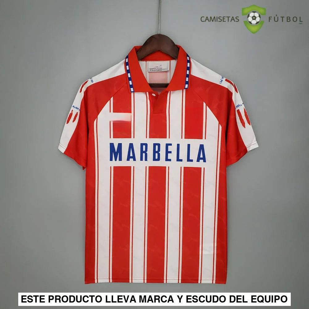 Camiseta Atlético de Madrid 94-95, Local (Versión Retro)