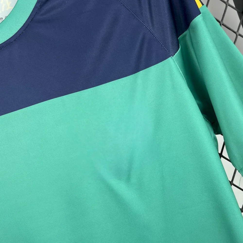 Camiseta España 10-11, Portero Azul/verde, (Versión Retro)