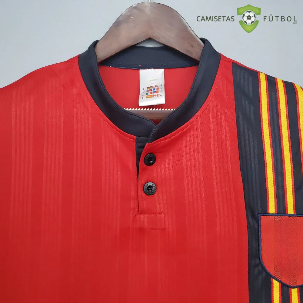 Camiseta España 96-97, Local (Versión Retro) (ENTREGA EN 24-72 HORAS)