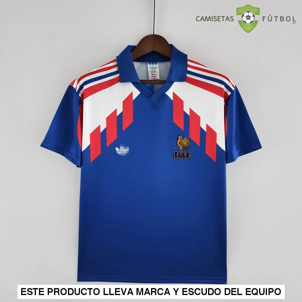 Camiseta Francia 88-90, Local (Versión Retro)