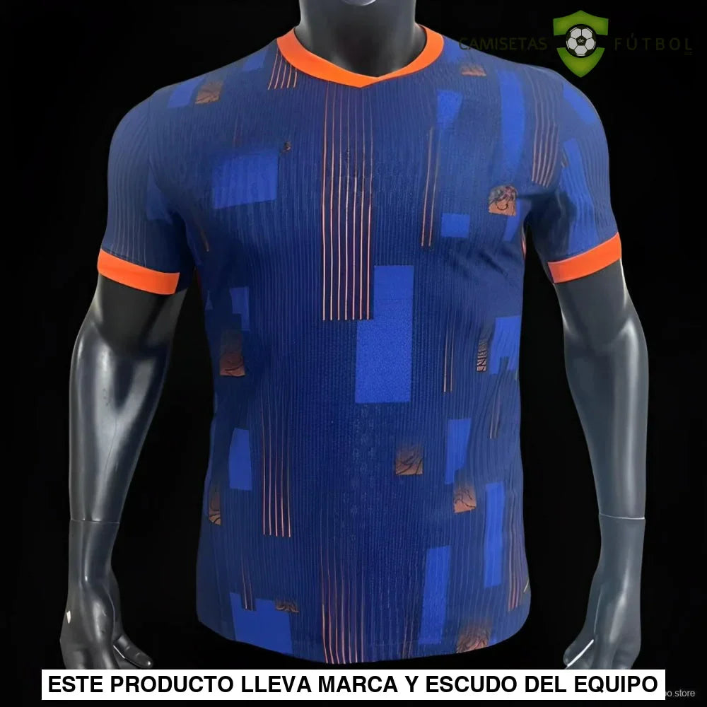 Camiseta Holanda 24-25, Visitante (Player Versión) UEFA Euro 2024