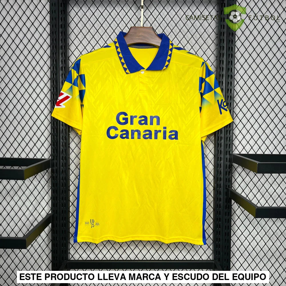 Camiseta Las Palmas 24-25, Local (Lleva personalización La liga)(ENTREGA EN 24-72 HORAS)