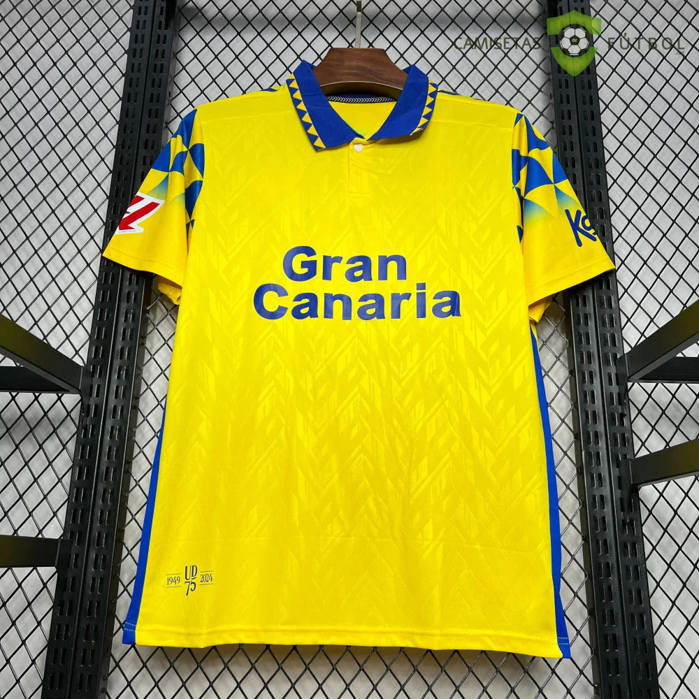 Camiseta Las Palmas 24-25, Local (Lleva personalización La liga)(ENTREGA EN 24-72 HORAS)