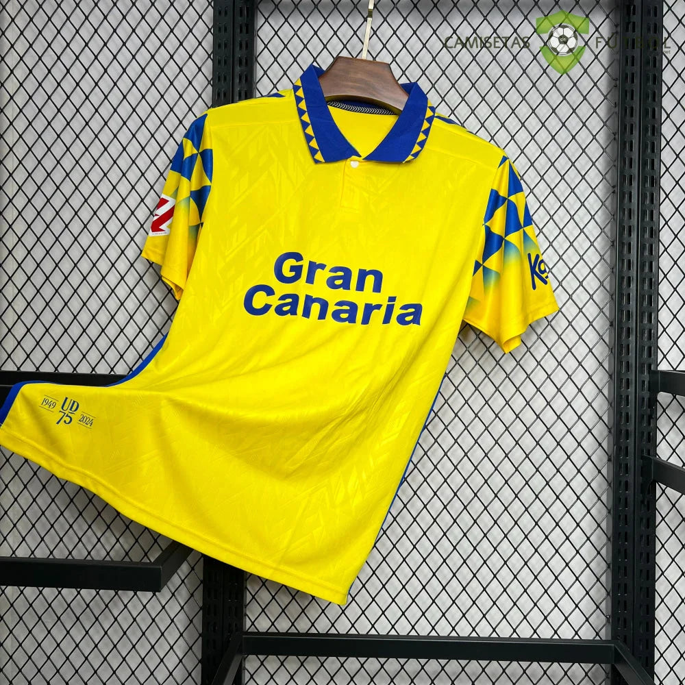 Camiseta Las Palmas 24-25, Local (Lleva personalización La liga)(ENTREGA EN 24-72 HORAS)