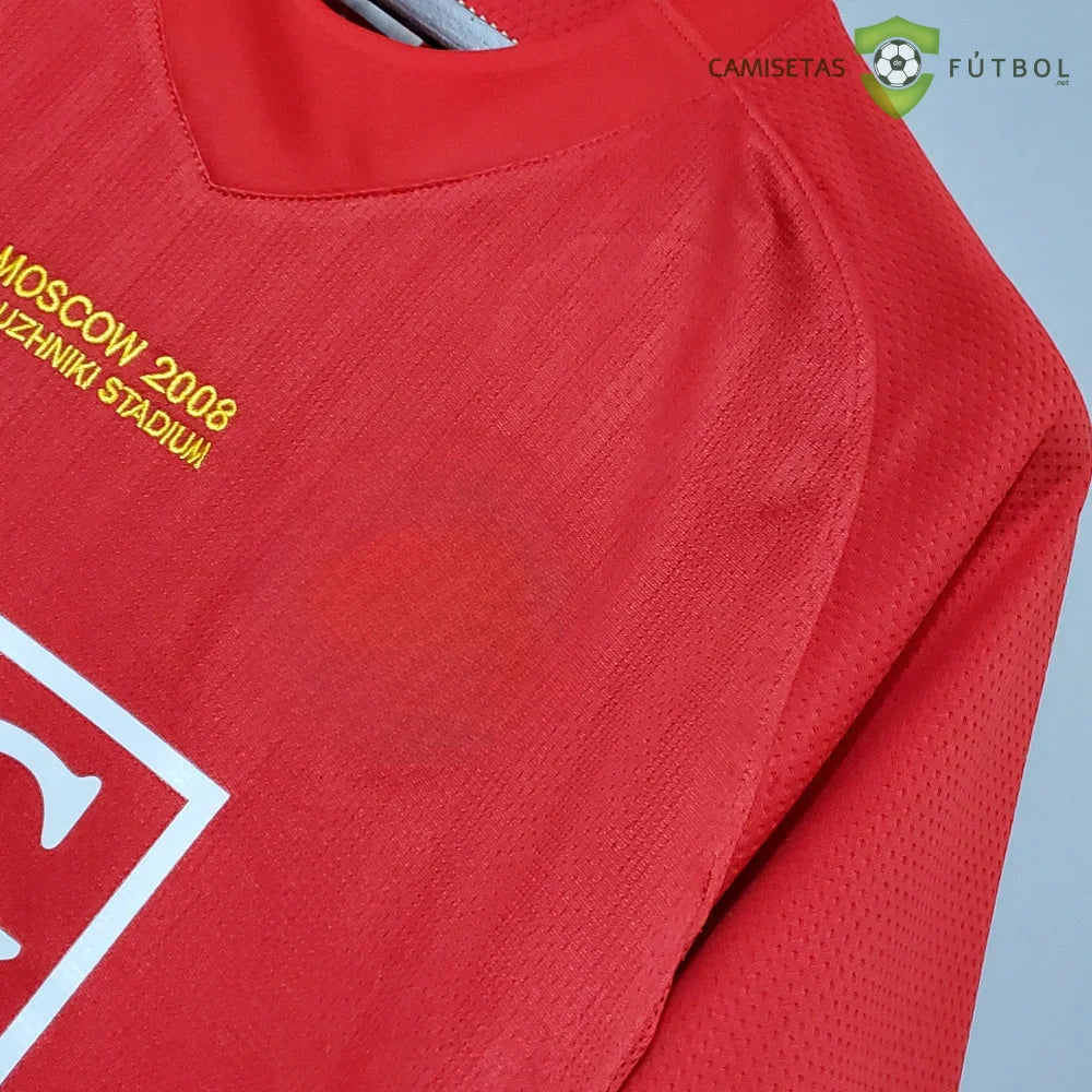 Camiseta Manchester United 07-08, Local (Versión Retro)