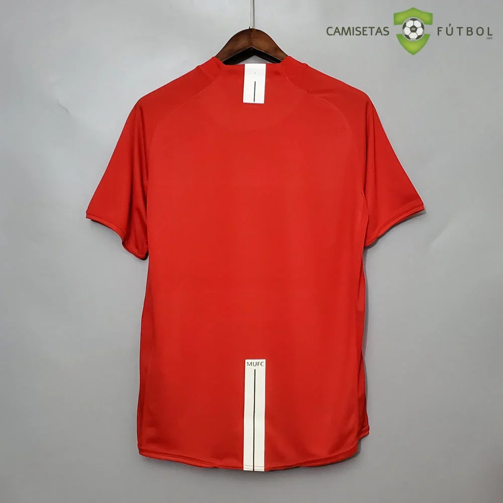 Camiseta Manchester United 07-08, Local (Versión Retro)