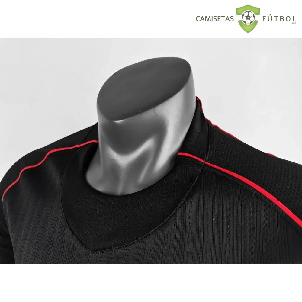 Camiseta Manchester United 07-08, Visitante, Manga Larga (Versión Retro)