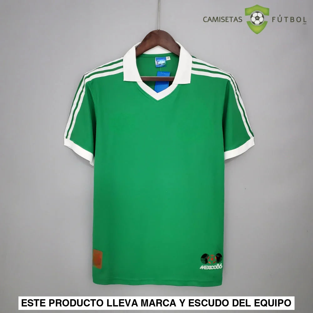 Camiseta Mexico 1986, Local (Versión Retro)