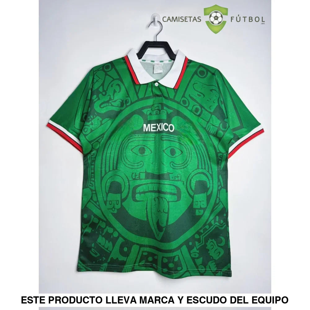 Camiseta Mexico 1998, Local (Versión Retro)