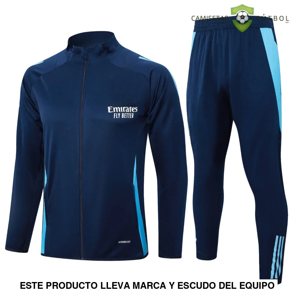 Chandal Arsenal 24-25, cremallera completa, Modelo 2 (ENTREGA EN 24-72 HORAS)