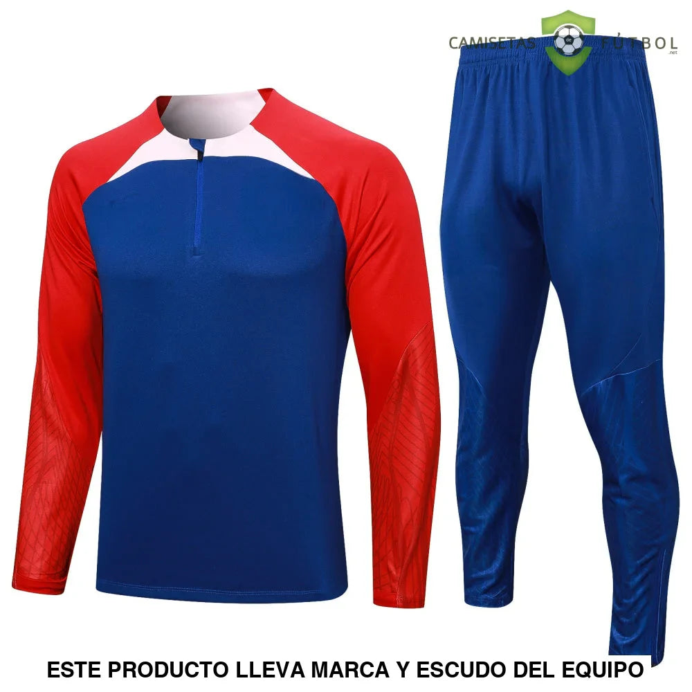 Chandal Atlético de Madrid 23-24, media cremallera, Modelo 2 (ENTREGA EN 24-72 HORAS)
