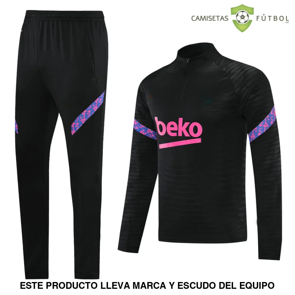 Chandal Barcelona 21-22, media cremallera, Modelo 2 (ENTREGA EN 24-72 HORAS)