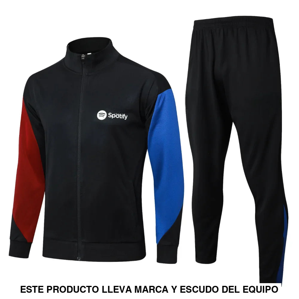 Chandal Barcelona 24-25, cremallera completa, Modelo 5 (ENTREGA EN 24-72 HORAS)