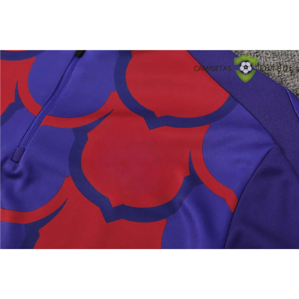 Chandal Barcelona 24-25, media cremallera, Modelo 3  (ENTREGA EN 24-72 HORAS)