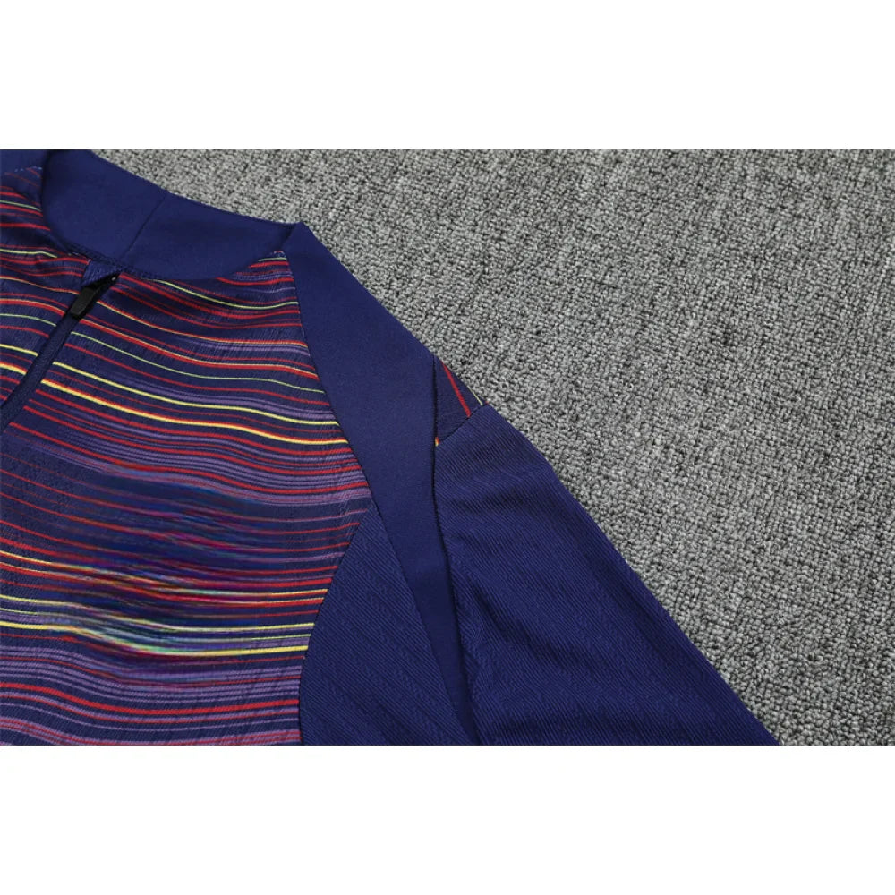 Chandal Barcelona 25-26, media cremallera, Modelo 3 (ENTREGA EN 24-72 HORAS)
