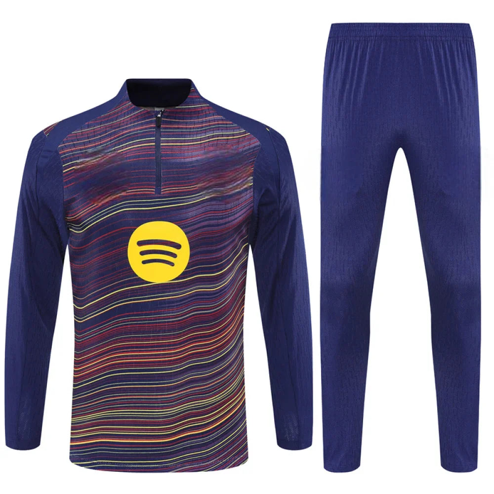 Chandal Barcelona 25-26, media cremallera, Modelo 3 (ENTREGA EN 24-72 HORAS)