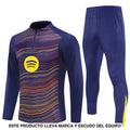 Chandal Barcelona 25-26, media cremallera, Modelo 3 (ENTREGA EN 24-72 HORAS)