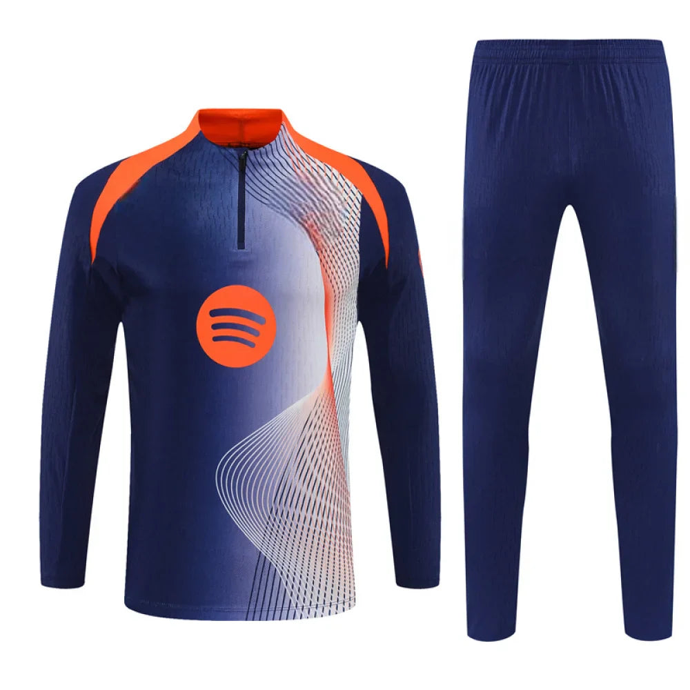 Chandal Barcelona 25-26, media cremallera, Modelo 9 (ENTREGA EN 24-72 HORAS)