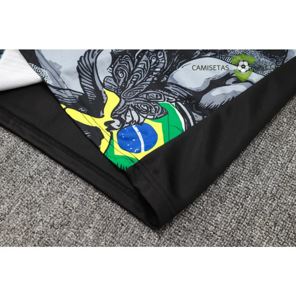 Chandal Brasil 24-25, media cremallera, Modelo 6 (ENTREGA EN 24-72 HORAS)