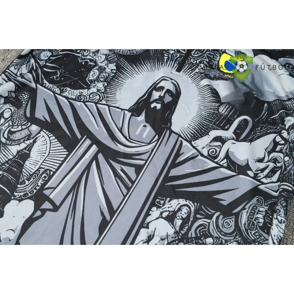 Chandal Brasil 24-25, media cremallera, Modelo 6 (ENTREGA EN 24-72 HORAS)