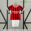 Equipación AC Milan 24-25, Local, Niño