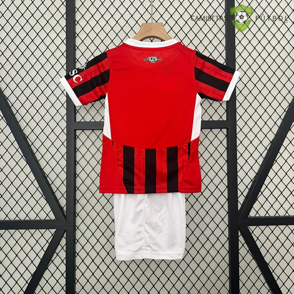 Equipación AC Milan 24-25, Local, Niño