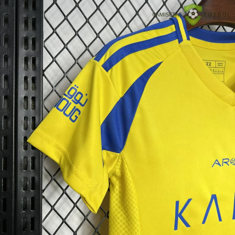 Equipación Al-Nassr 24-25, Local, Niño (ENTREGA EN 24-72 HORAS)