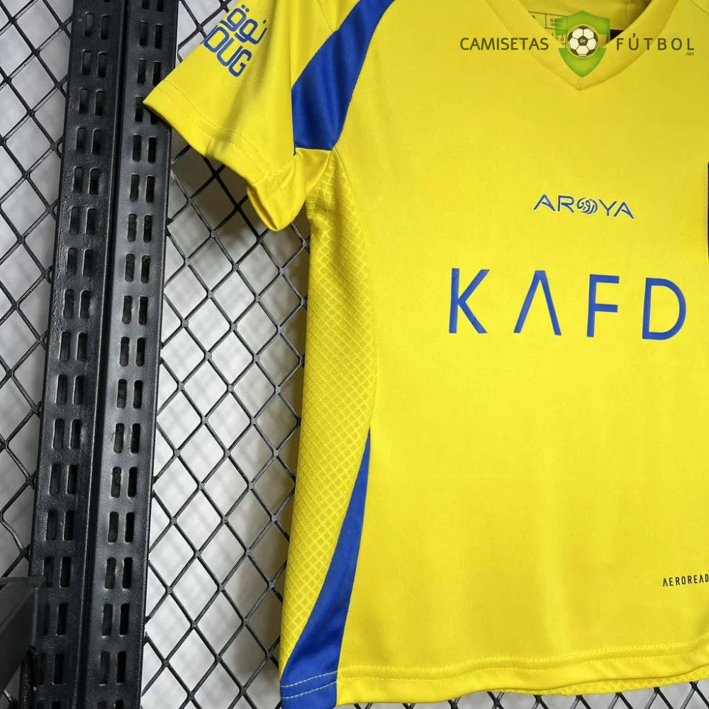 Equipación Al-Nassr 24-25, Local, Niño (ENTREGA EN 24-72 HORAS)