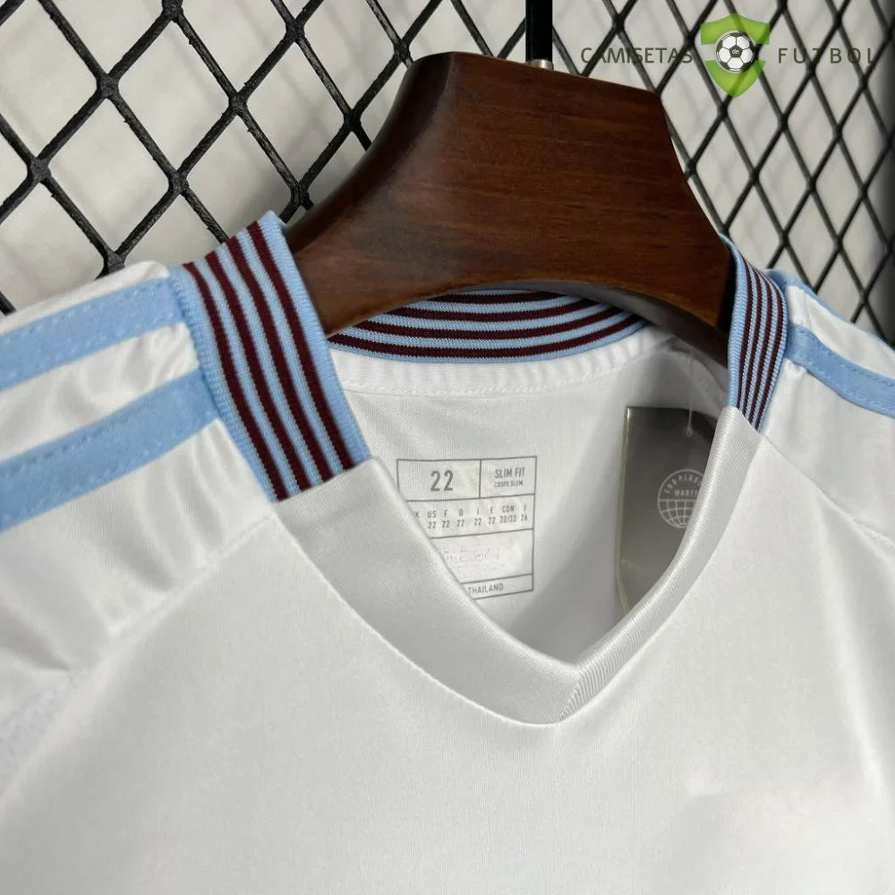 Equipación Aston Villa 24-25, Visitante, Niño