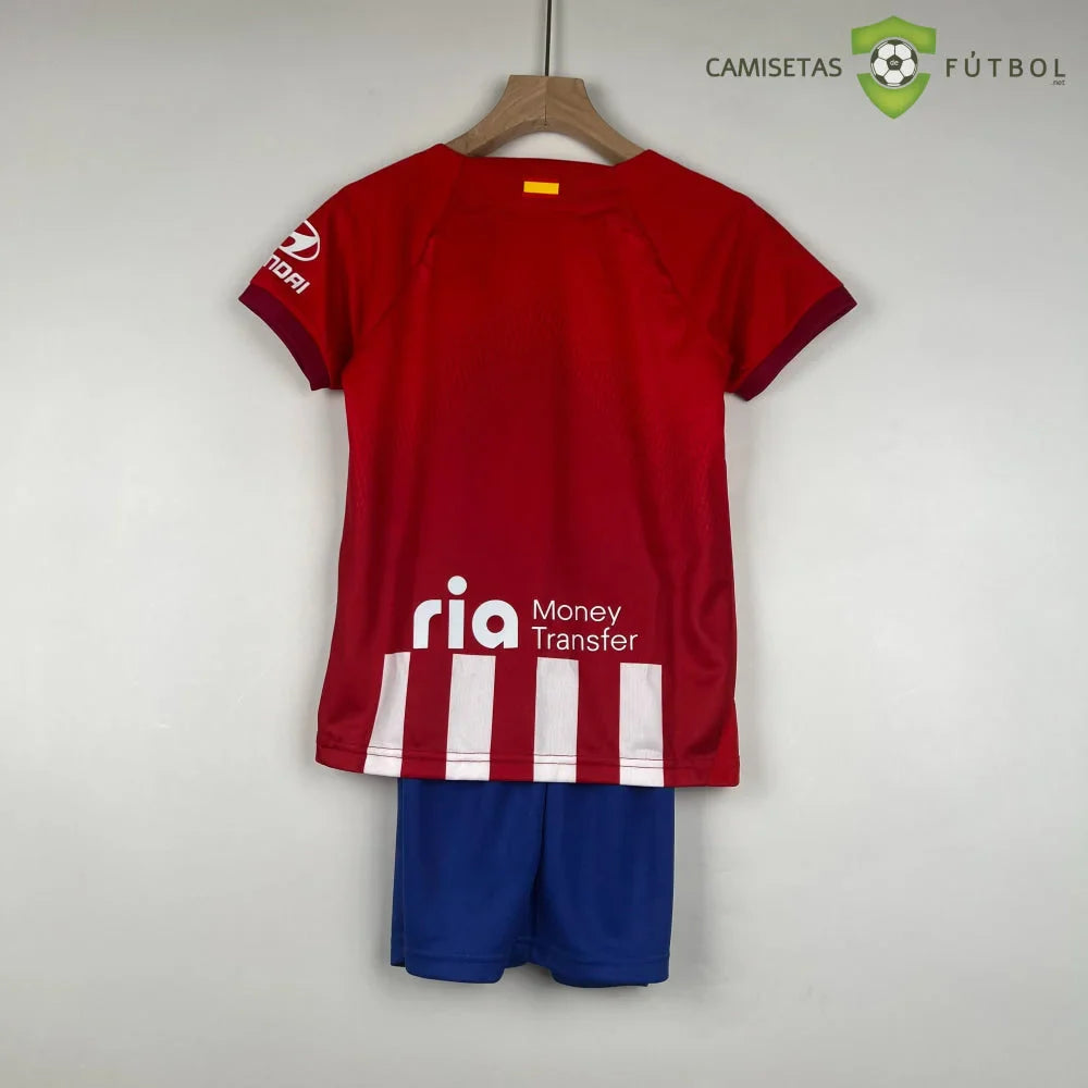Equipación Atlético de Madrid 23-24, Local, Niño (ENTREGA EN 24-72 HORAS)