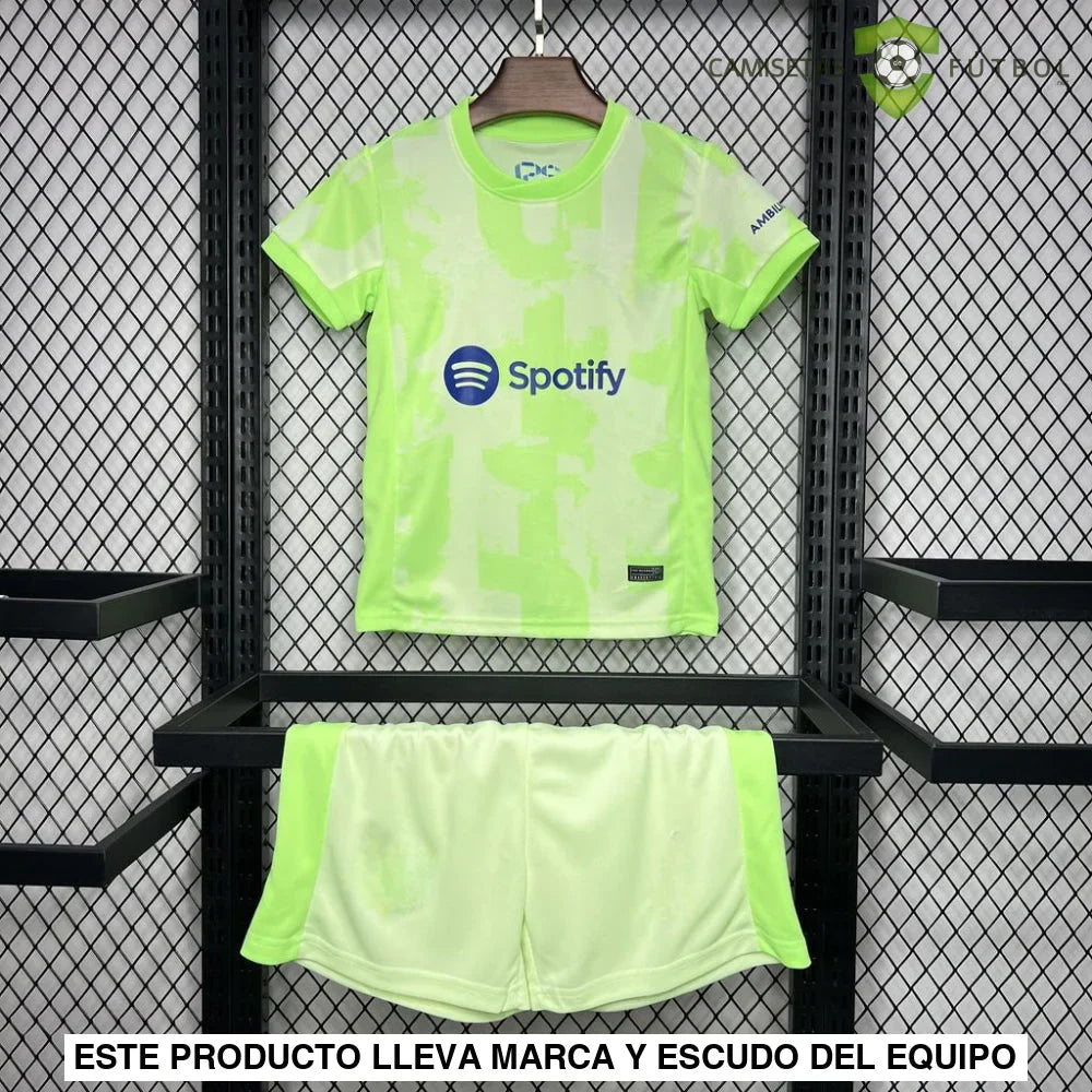 Equipación Barcelona 24-25, 3ª Equipacion, Niño (ENTREGA EN 24-72 HORAS)