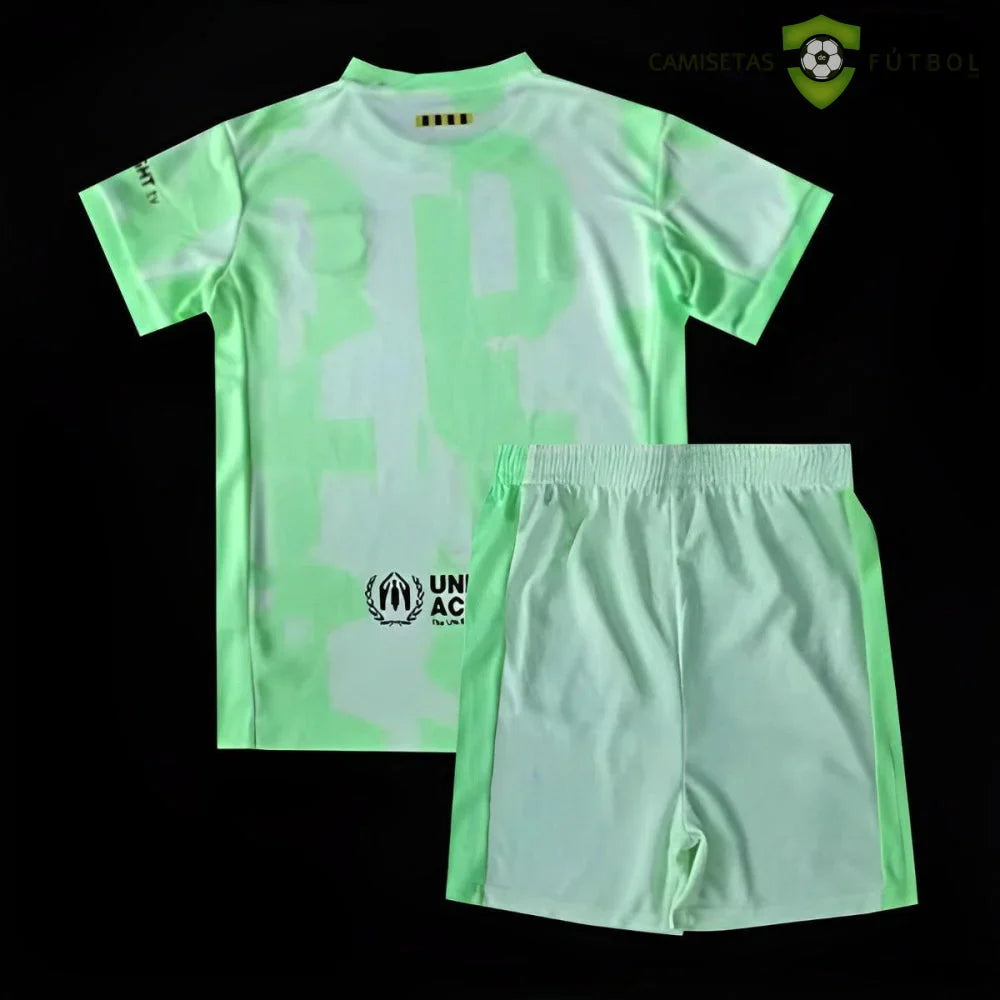 Equipación Barcelona 24-25, 3ª Equipacion, Niño (ENTREGA EN 24-72 HORAS)