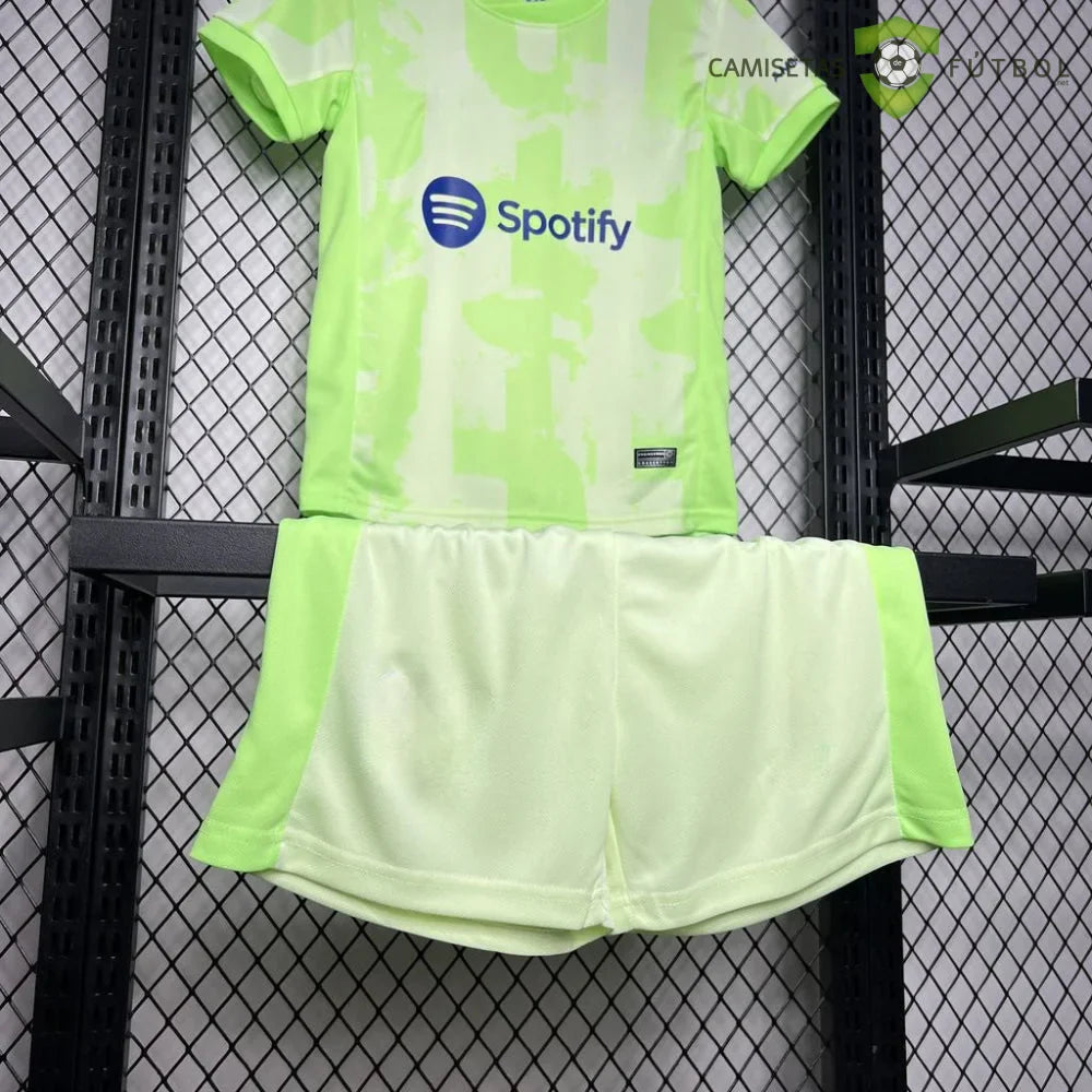 Equipación Barcelona 24-25, 3ª Equipacion, Niño (ENTREGA EN 24-72 HORAS)