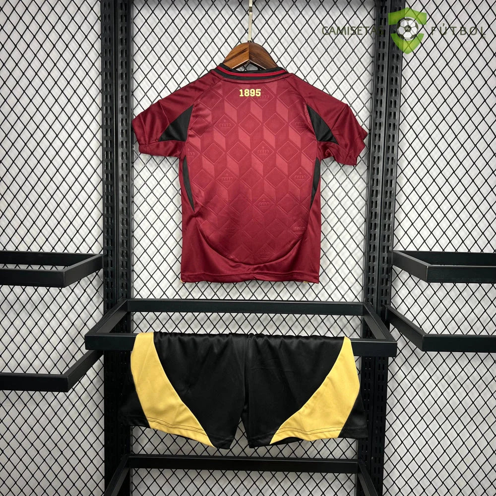 Equipación Belgica 24-25, Local, UEFA Euro 2024, Niño