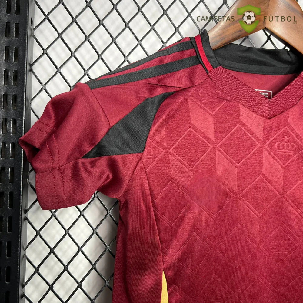 Equipación Belgica 24-25, Local, UEFA Euro 2024, Niño