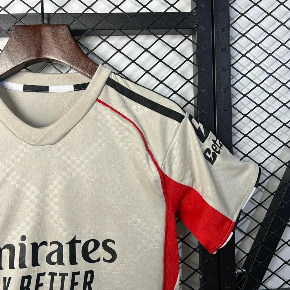 Equipación Benfica 25-26, Visitante Beige, Niño