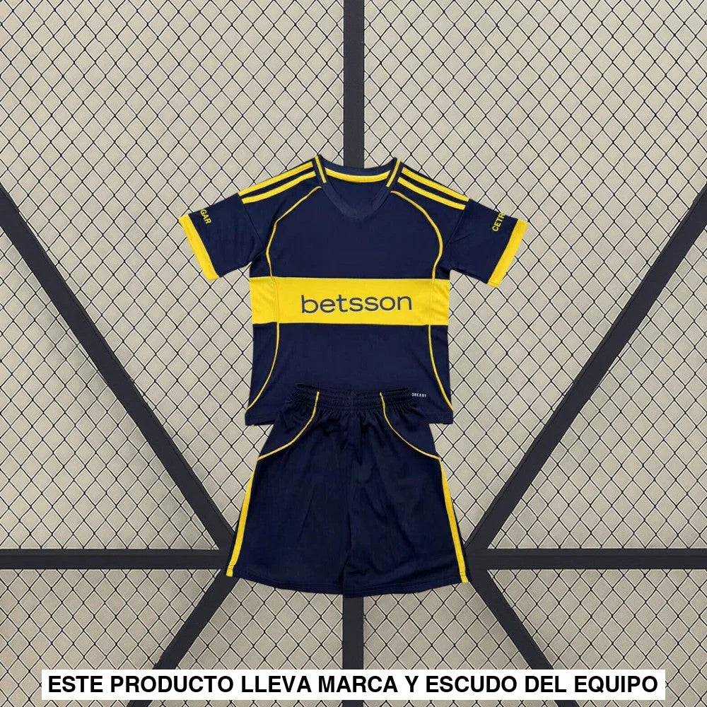 Equipación Boca Juniors 25-26, Local, Niño (ENTREGA EN 24-72 HORAS)