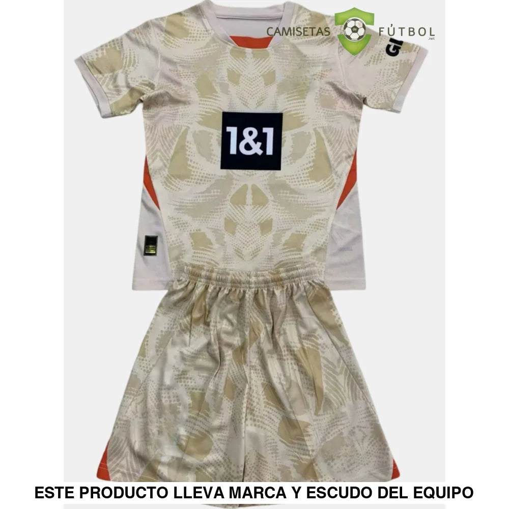 Equipación Borussia Dortmund 24-25, Portero Beige, Niño