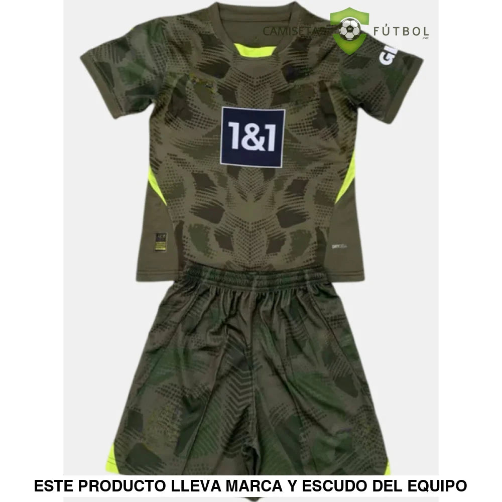 Equipación Borussia Dortmund 24-25, Portero Verde, Niño