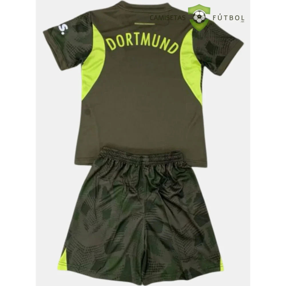 Equipación Borussia Dortmund 24-25, Portero Verde, Niño