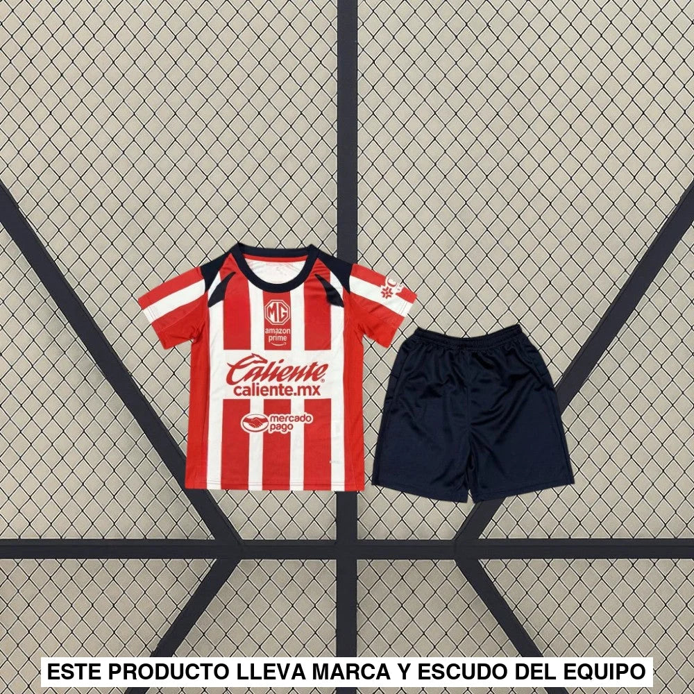Equipación Chivas Guadalajara 25-26, Local, Niño