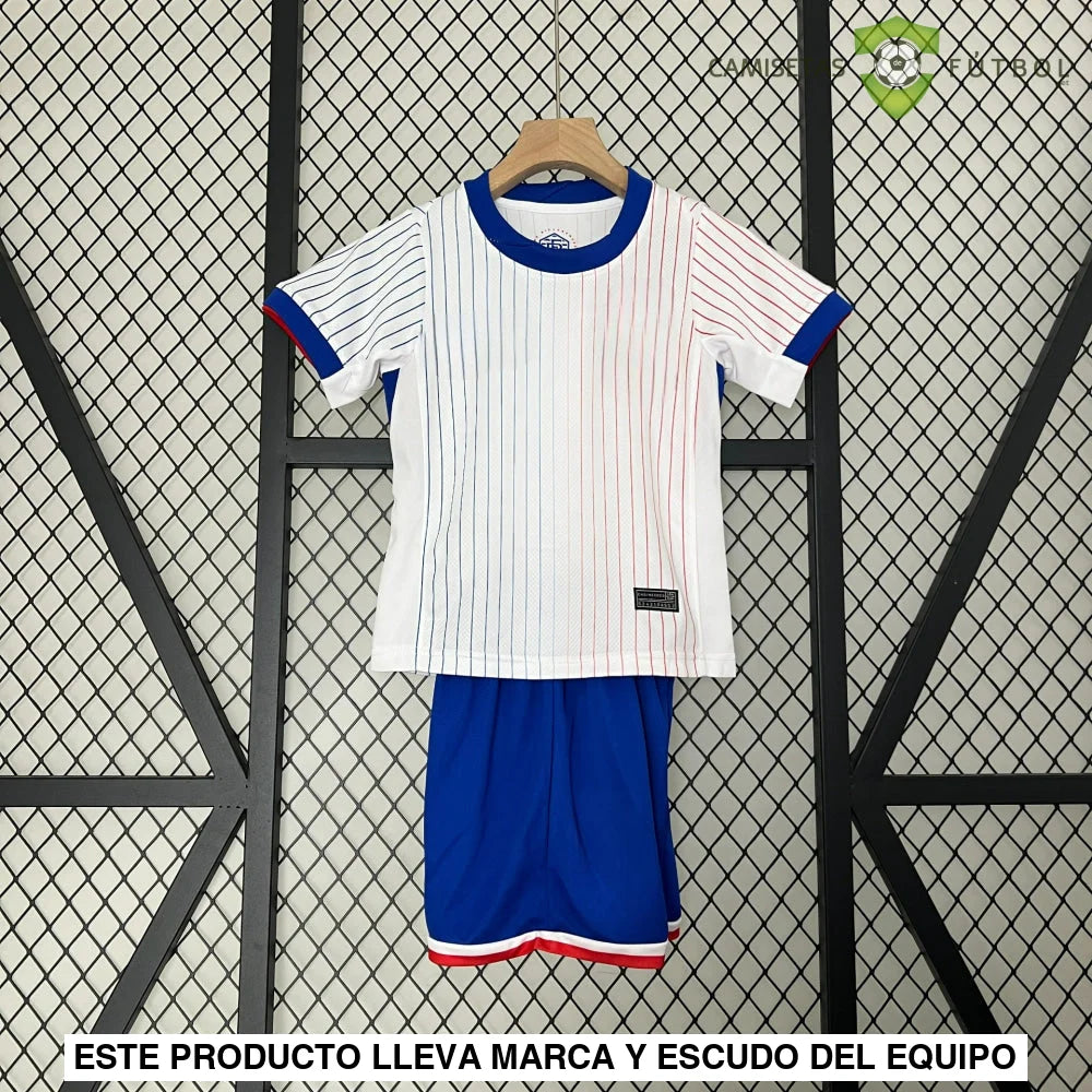 Equipación Francia 24-25, Visitante, UEFA Euro 2024, Niño
